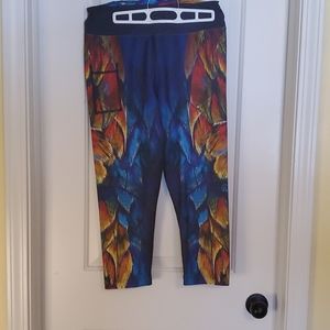 InknBurn painted feather capri xl